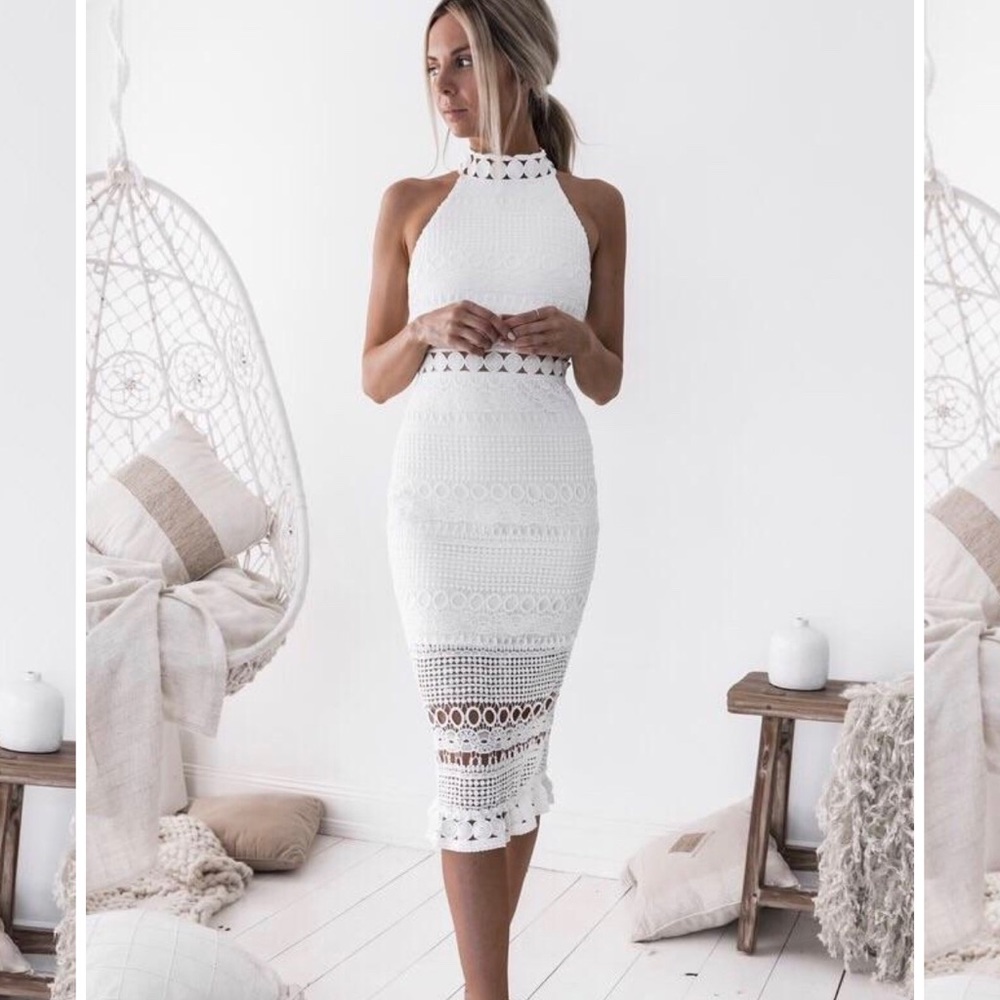 TWO SISTER THE LABEL mauve pink midi dress